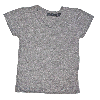 Boys V Neck T Grey