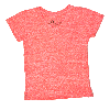 Boys V Neck T Heather Red