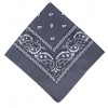 Grey Paisley Kids Bandana