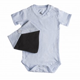 Fashion Knit Onesie Light Blue