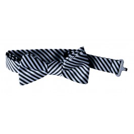 Zebra Stripe Boys Bow Tie