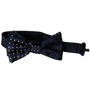 Black Dot Premium Boys Bow Tie