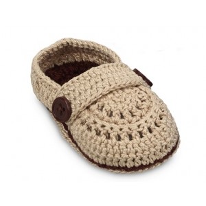 Hand Crocheted Baby Moc Shoes