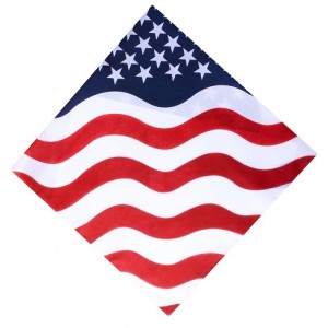 Patriotic Red White & Blue Flag Bandana