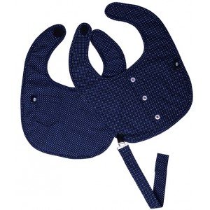 Pok A Dot Bib Set w/Pacifier Clip