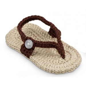 Woven Chocolate Sandals