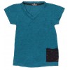 Boys Premium V-Neck Shirt w/Bottom Pocket