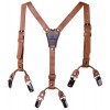 Boys Brown Premium Suspenders