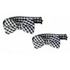 Father Son Black & White Gingham Bowtie Set