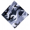 Boys Grey Camo Bandana