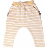 Yellow Hip Striped Harem Pants