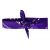 Purple Paisley Boys Bandanas